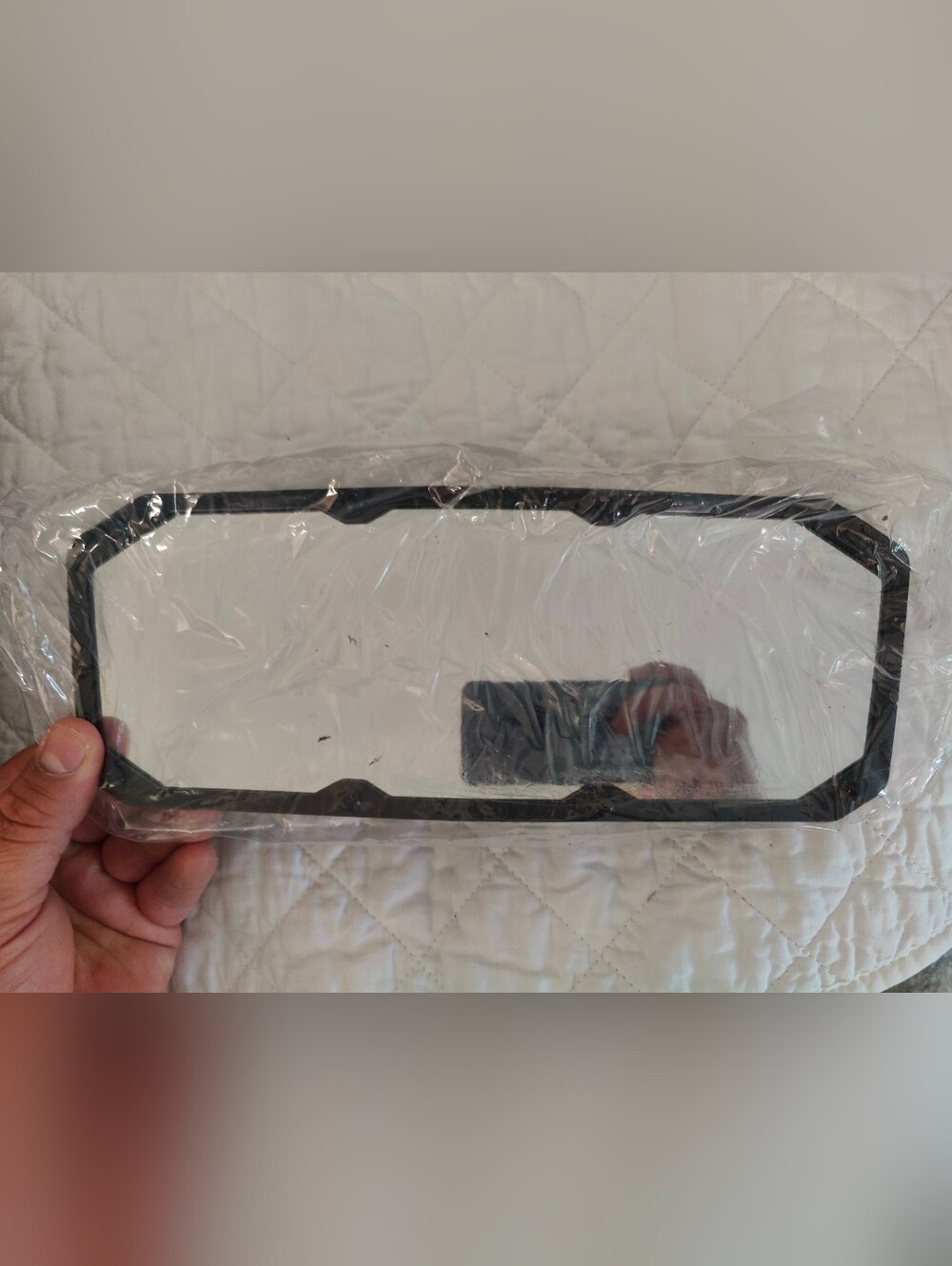 Marine products sunoom rear view boat mirror